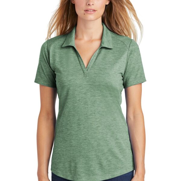 ® Ladies PosiCharge ® Tri Blend Wicking Polo Thumbnail